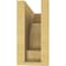 Ekena Millwork 4"W x 12"D x 8"H Classic Mediterranean Rough Cedar Woodgrain TimberThane Corbel, Primed Tan CORUR04X12X08MEDRCPR - alternate 5